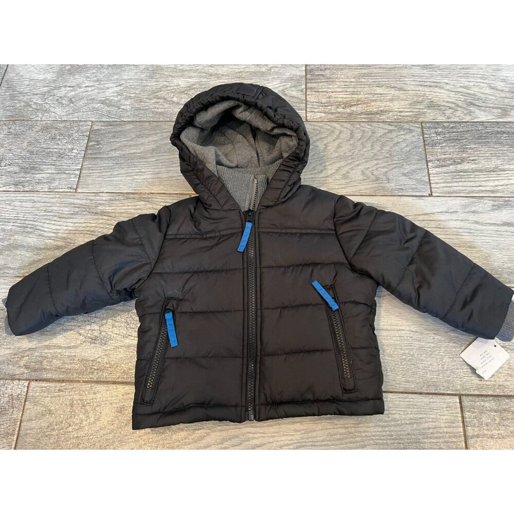 Rothschild Puffer Coat Full Zip 12 Months NWT Baby Infant Quilted Jacket 12M
